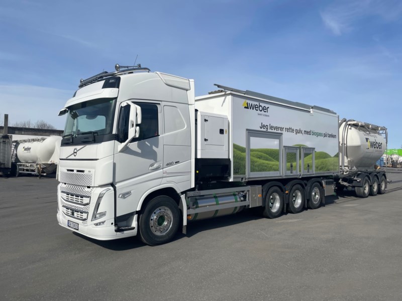 Lastebil fra Unneberg Transport